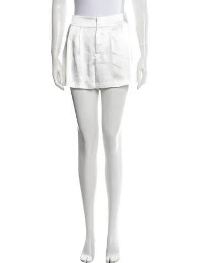 Pre-owned Ramy Brook Mini Shorts In White