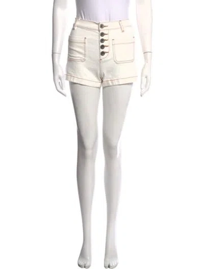 Pre-owned Ramy Brook Mini Shorts In White
