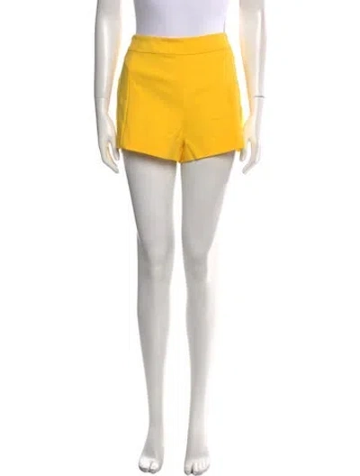 Pre-owned Ramy Brook Mini Shorts In Yellow