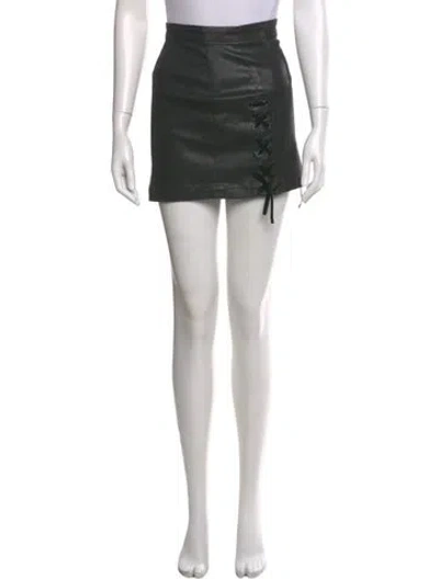 Pre-owned Ramy Brook Mini Skirt In Black