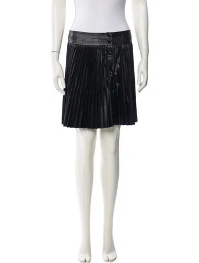 Pre-owned Ramy Brook Mini Skirt In Black