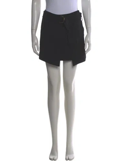 Pre-owned Ramy Brook Mini Skirt In Black