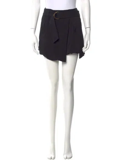 Pre-owned Ramy Brook Mini Skirt In Black