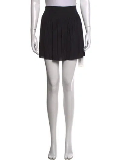 Pre-owned Ramy Brook Mini Skirt In Black