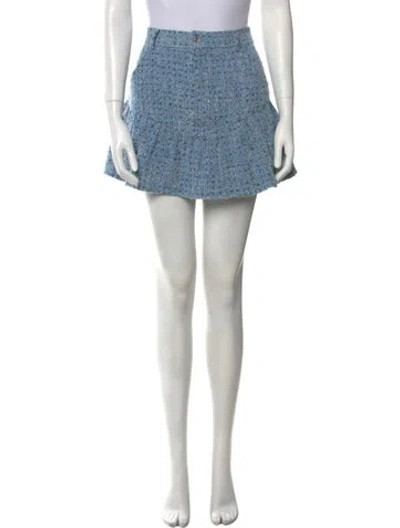 Pre-owned Ramy Brook Mini Skirt In Blue