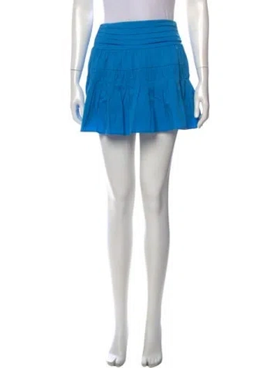 Pre-owned Ramy Brook Mini Skirt In Blue