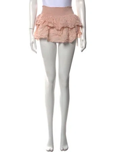 Pre-owned Ramy Brook Mini Skirt In Pink