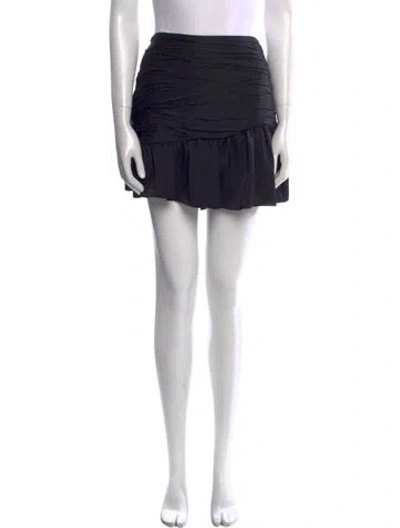 Pre-owned Ramy Brook Mini Skirt W/ Tags In Black