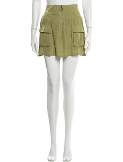 Pre-owned Ramy Brook Mini Skirt W/ Tags In Blue