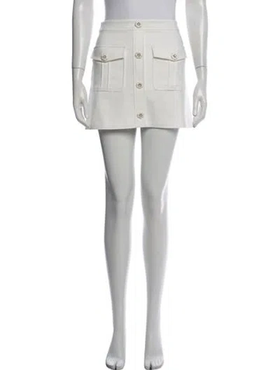Pre-owned Ramy Brook Mini Skirt In White