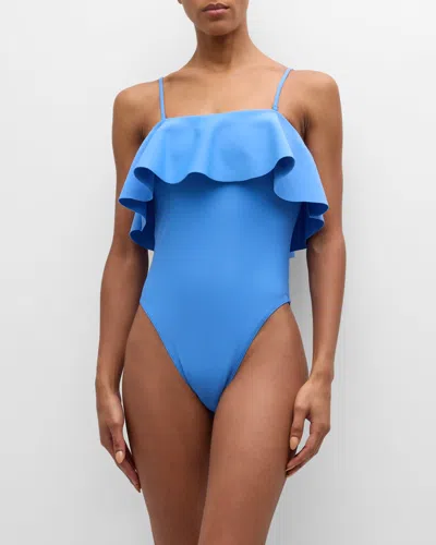 Ramy Brook Minna One-piece Swimsuit In Blue
