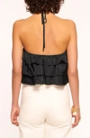 Ramy Brook Minnie Tiered Ruffle Halter Top