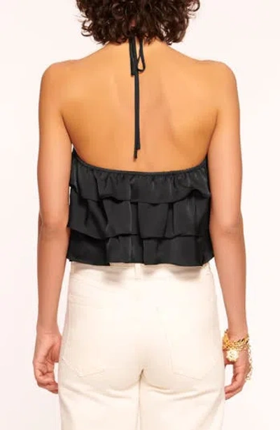 Ramy Brook Minnie Tiered Ruffle Halter Top