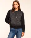 Ramy Brook Miranda Combo Puffer Jacket In Black