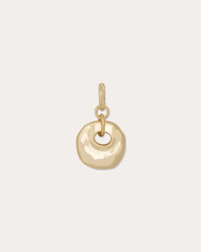 Ramy Brook Molten Disc Charm In Gold