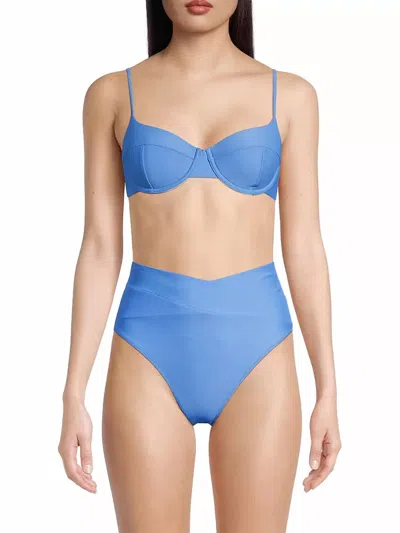 Ramy Brook Mona Underwire Bikini Top In Serene Blue