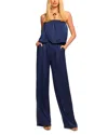 Ramy Brook Montse Strapless Wide Leg Jumpsuit In Blue