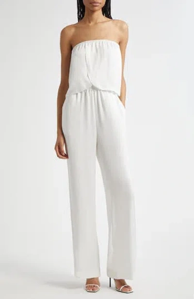 Ramy Brook Montse Strapless Jumpsuit In White