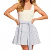 Ramy Brook Moxie Combo Embellished Mini Dress In White