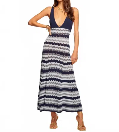 Ramy Brook Mylah Maxi Sweater Dress In Navy