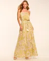Ramy Brook Nadine Cotton Strapless Coverup Maxi Dress In Yellow