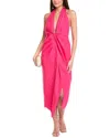 Ramy Brook Nan Linen-blend Maxi Dress In Pink