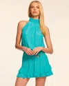Ramy Brook Naya Sleeveless Smocked Mini Dress