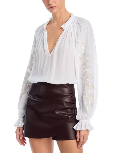 Ramy Brook Nelida Top In Ivory