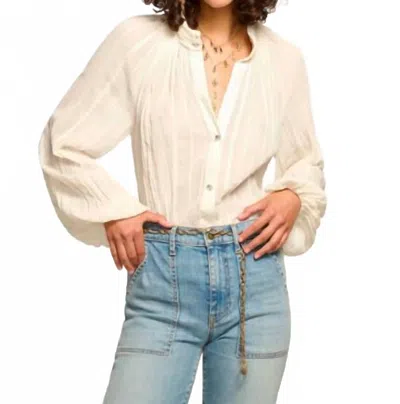 Ramy Brook Nellie Button Down Blouse In Ivory In White