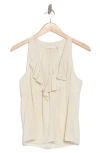 Ramy Brook Nellie Ruffle Sleeveless Top In Jute