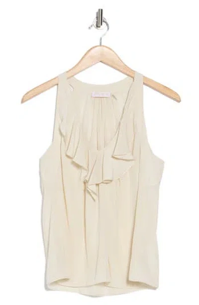 Ramy Brook Nellie Ruffle Sleeveless Top In Jute