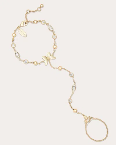 Ramy Brook Nerea Butterfly Hand Chain In Gold