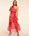 Ramy Brook Nicola Silk Metallic One-shoulder Maxi Dress