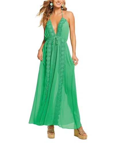 Ramy Brook Nikole Cover Up Maxi Dress In Green