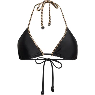 Ramy Brook Nikoleta Braided Bikini Top In Black