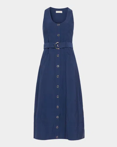 RAMY BROOK NOMI BELTED MIDI DRESS