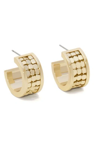 Ramy Brook Nora Huggie Hoop Earrings In Gold