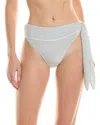 Ramy Brook Nova Bikini Bottom In Silver