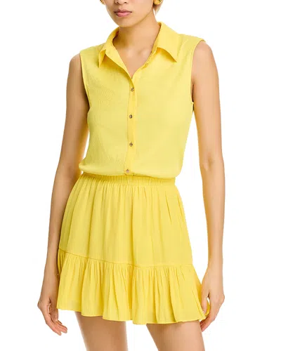 RAMY BROOK ODETTE MIXED MEDIA DRESS