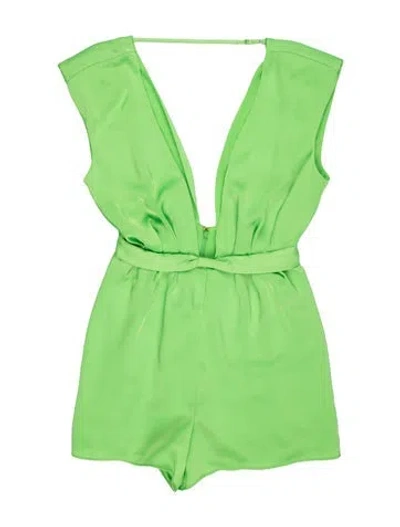 Pre-owned Ramy Brook Off-the-shoulder Jumpsuit In Green