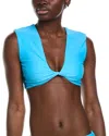 Ramy Brook Oliwia Bikini Top In Blue