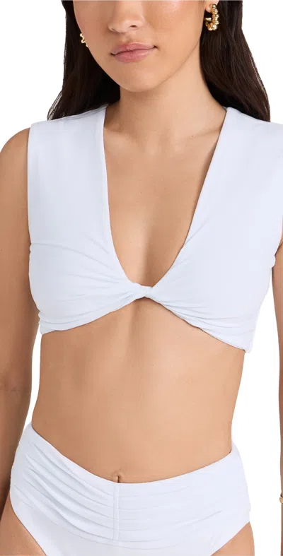 Ramy Brook Oliwia Bikini Top In White