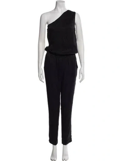 Pre-owned Ramy Brook One-shoulder Jumpsuit In Blue