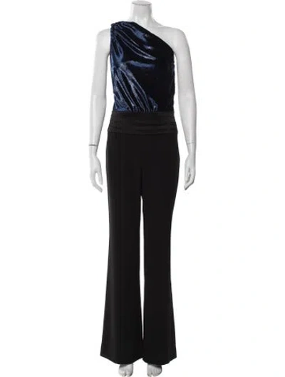 Pre-owned Ramy Brook One-shoulder Jumpsuit In Metallic/purple