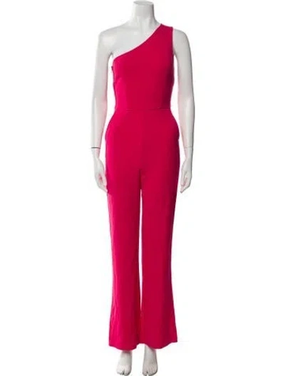 Pre-owned Ramy Brook One-shoulder Jumpsuit In Pink