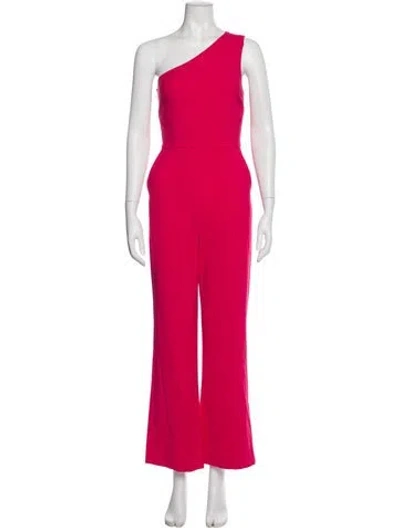 Pre-owned Ramy Brook One-shoulder Jumpsuit W/ Tags In Pink