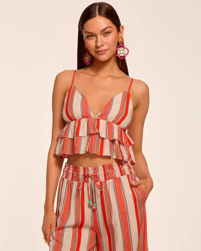 Ramy Brook Opal Sleeveless Coverup Top In Multi
