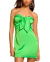 Ramy Brook Orion Strapless Mini Dress In Tropic Green