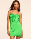 Ramy Brook Orion Strapless Mini Dress In Tropic Green