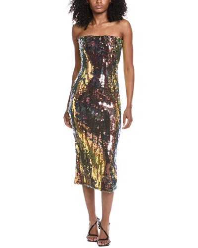 Ramy Brook oz Midi Cocktail Dress In Multi